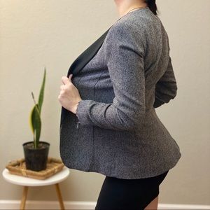 H&M gray textured Blazer